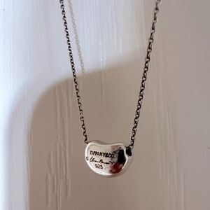 Tiffany & Co Bean Elsa Peretti Sterling Silver 925 Necklace